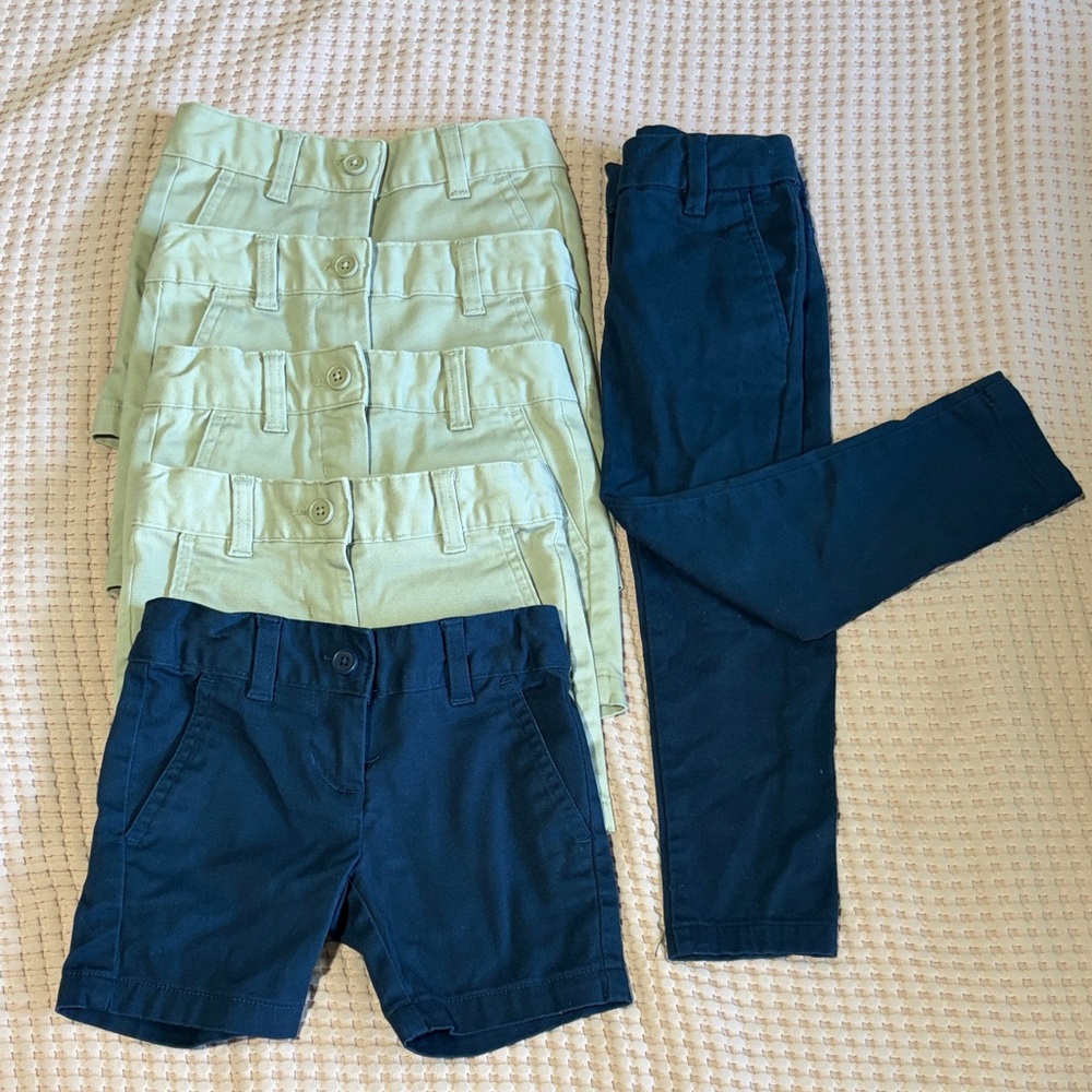 Kids Navy and khaki uniform Bottoms